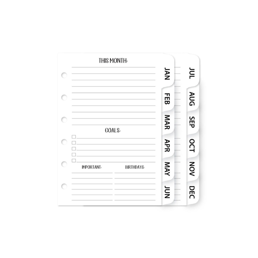 2026 Calendar Fits Louis Vuitton PM/MM/GM Agenda Insert + Filler Paper + Pen - Picture 6 of 16